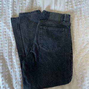 Zara black mom jeans